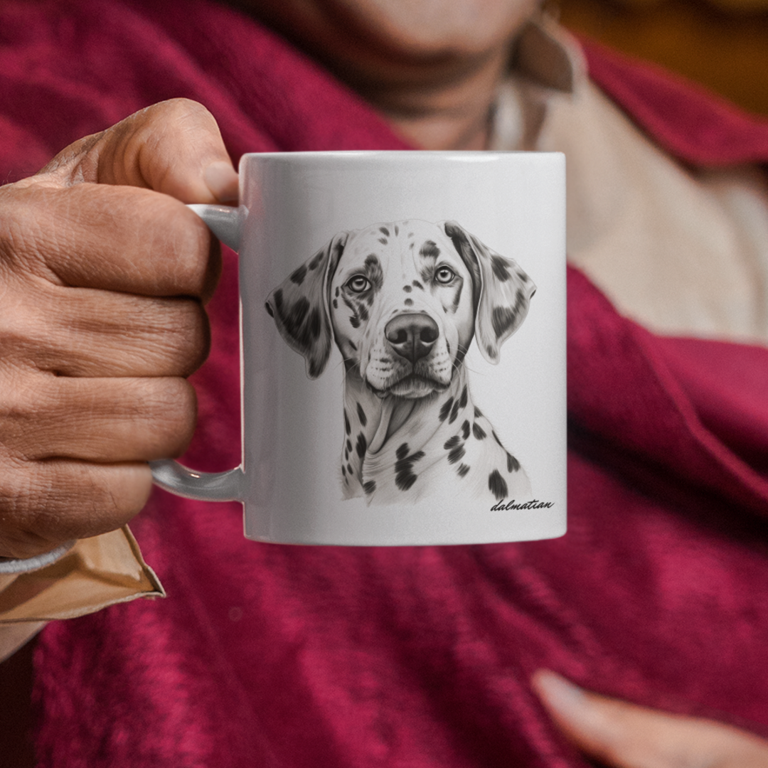 Stunning Dalmatian Print on a Mug